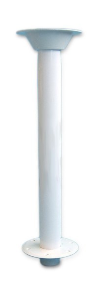 Tischträger Komplettset Weiß lackiert Alu 70cm