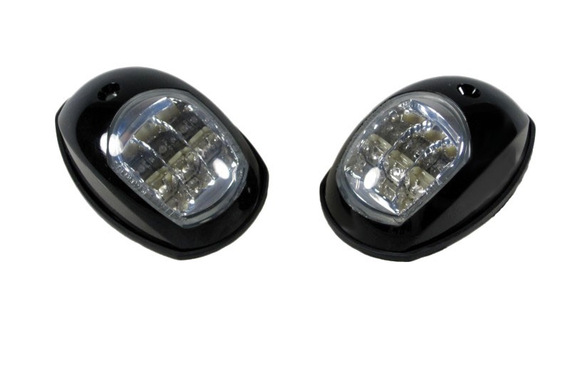 LED-Seitenlichter Set EVOLED 112,5° Farbe schwarz