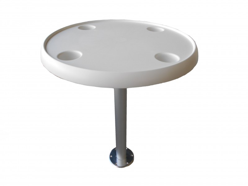 Runder Tisch mit festem Tischbein 74 cm