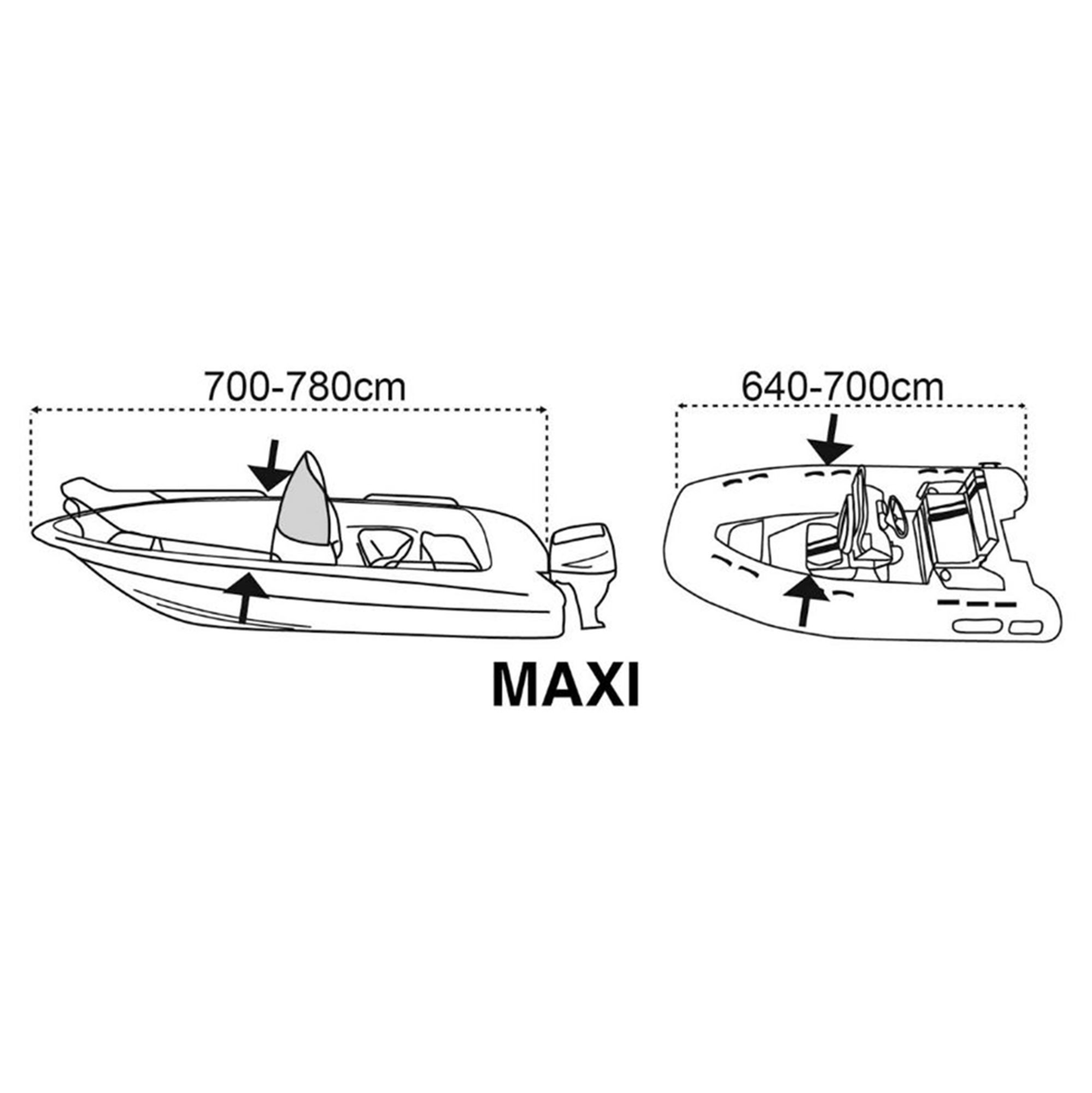 Persenning Maxi 700-780cm
