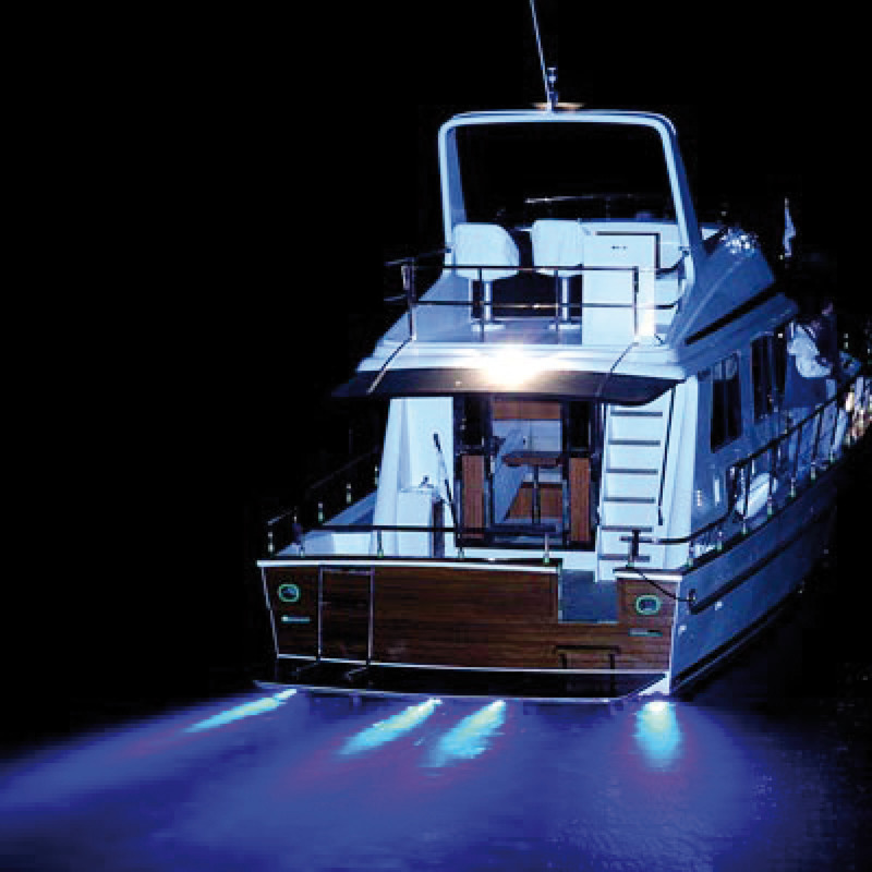 LED-Unterwasserscheinwerfer blau