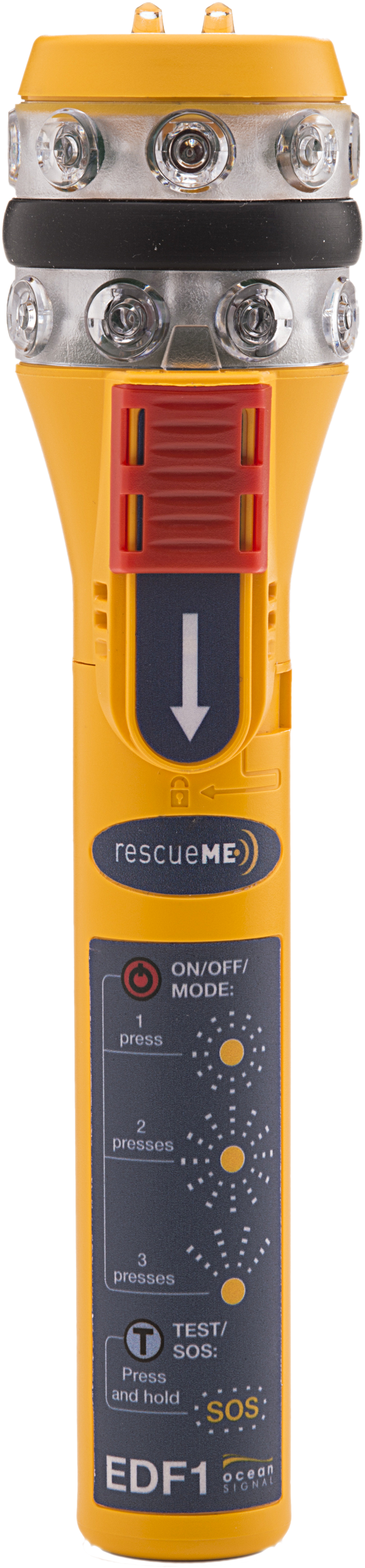Ocean Signal, rescueME EDF1 LED Signalmittel, 360° Abstrahlung, bis zu 6 Stunden Betriebszeit