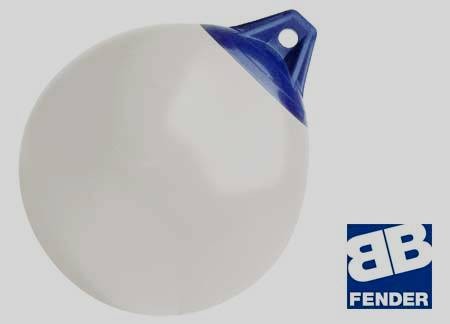 FENDER Bojenfender B & B 500 x 620mm Weiß/Blau