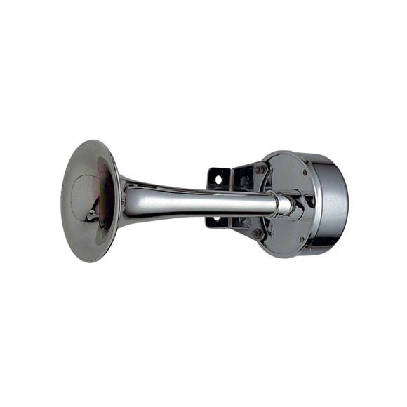 Horn 220 mm lang Edelstahl 12 Volt