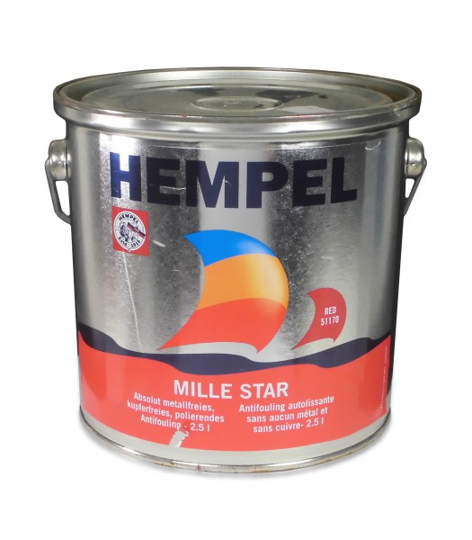 Antifouling Hempel Mille Star 2.5L Rot (B-Ware)